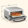 Cuisinart Indoor Pizza Oven - Bake 12" Pizzas in Minutes - Portable Countertop Pizza Oven - Stainless Steel - CPZ-120 - Global Gadgets