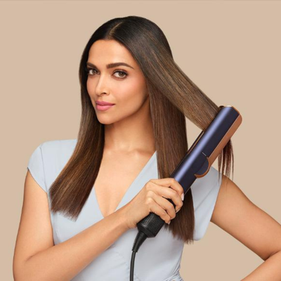 Dyson Airstrait™ dryer and straightener (Bright Nickel/Rich Copper)