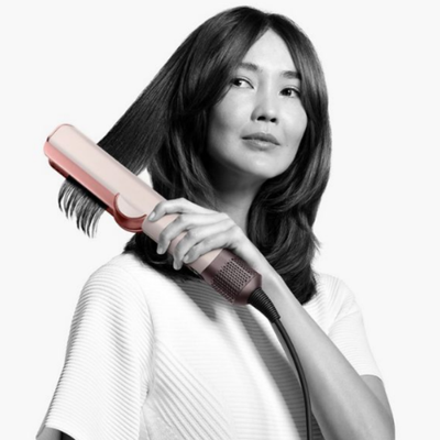 Dyson Airstrait™ straightener in Ceramic pink and rose gold
