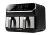 G3Ferrari Air Fryer Dual Zone | Italian Friggisano Duo Airfryer with 8 litre capacity, 8 Cooking Modes, AdjustableTimer - Global Gadgets