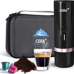 CERA+ Portable Mini Espresso Rechargeable Car Coffee Maker PCM03 - Global Gadgets