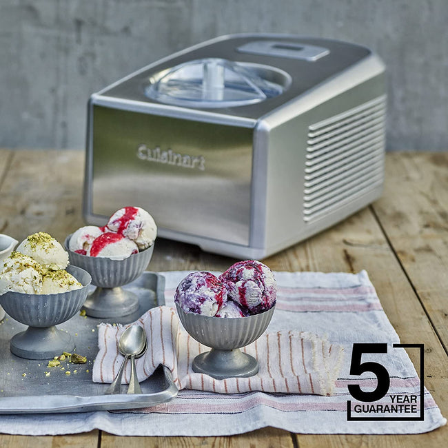Cuisinart ICE-100 Compressor Ice Cream and Gelato Maker - A