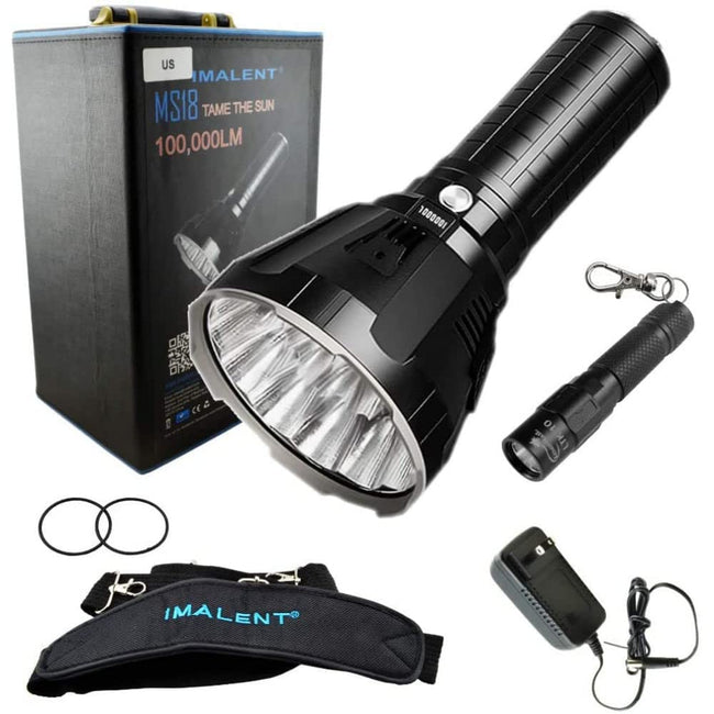 IMALENT Ms18 Flashlight Led Rechargeable Bright Light With 100,000